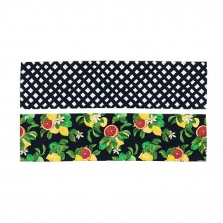 CITRON TABLE RUNNER BLACK